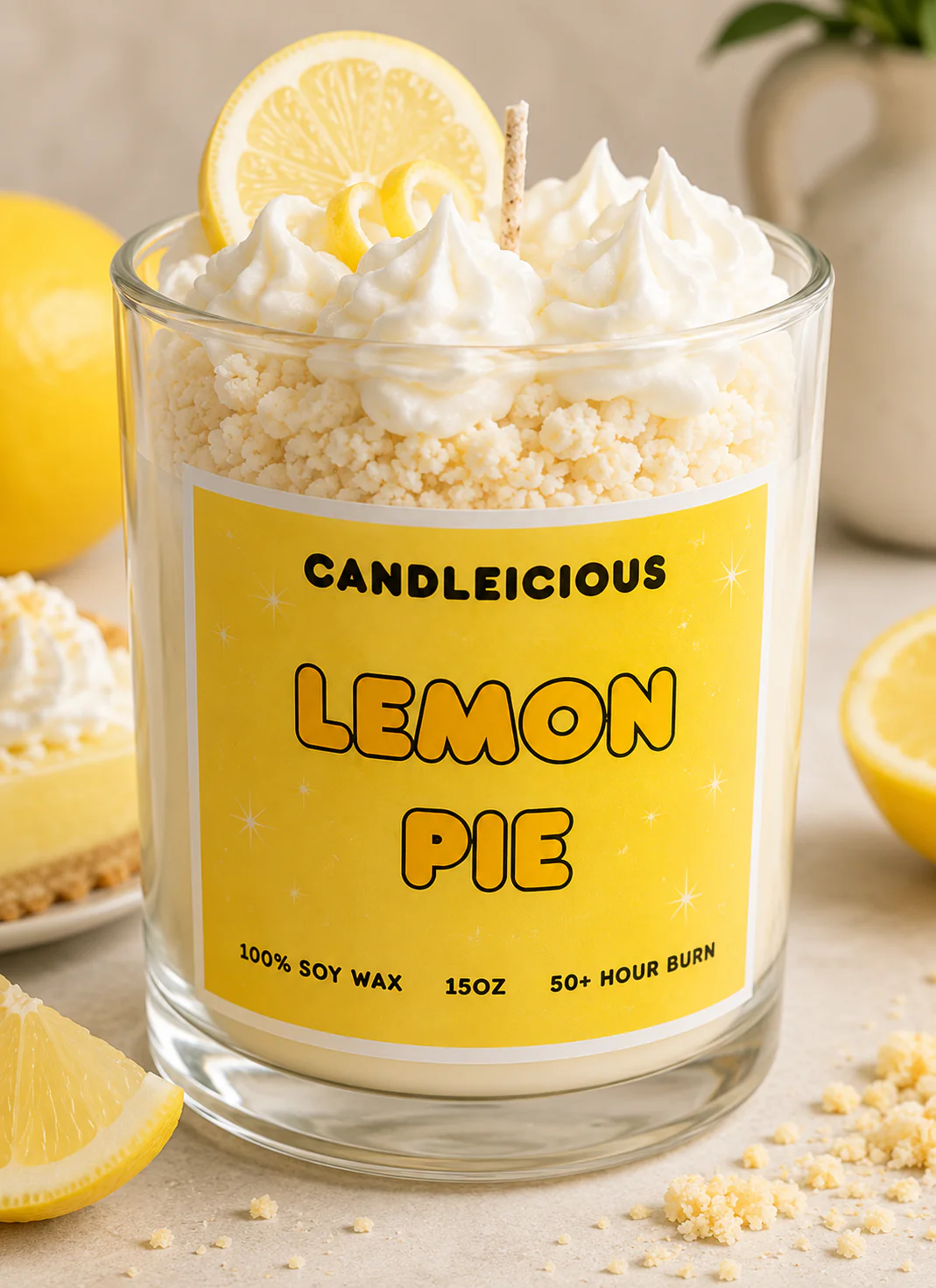 Lemon Pie soy candle
