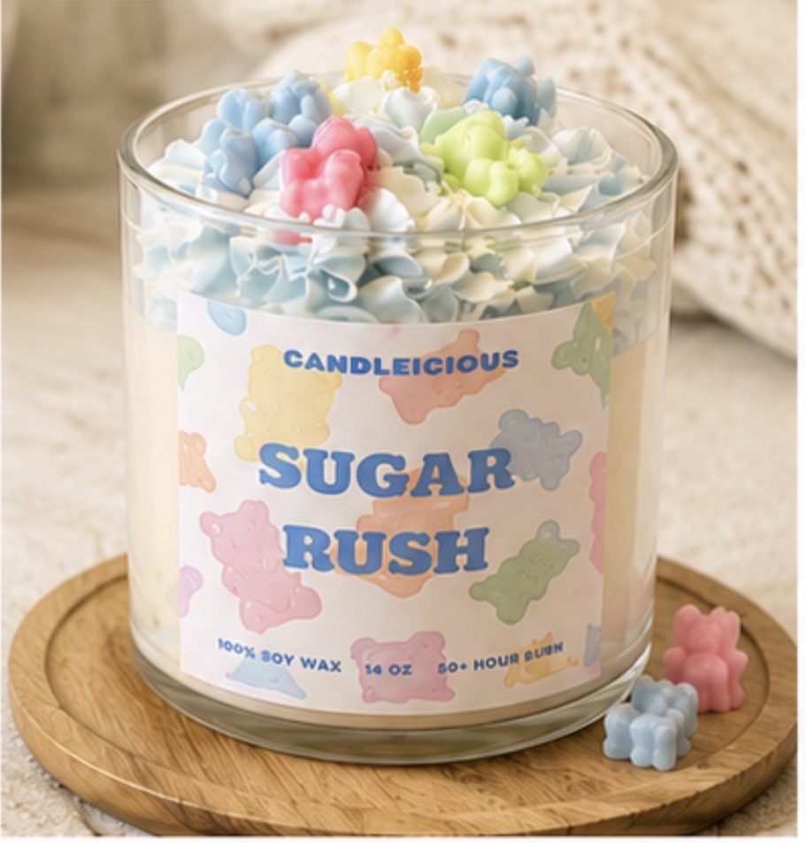 Sugar Rush soy candle