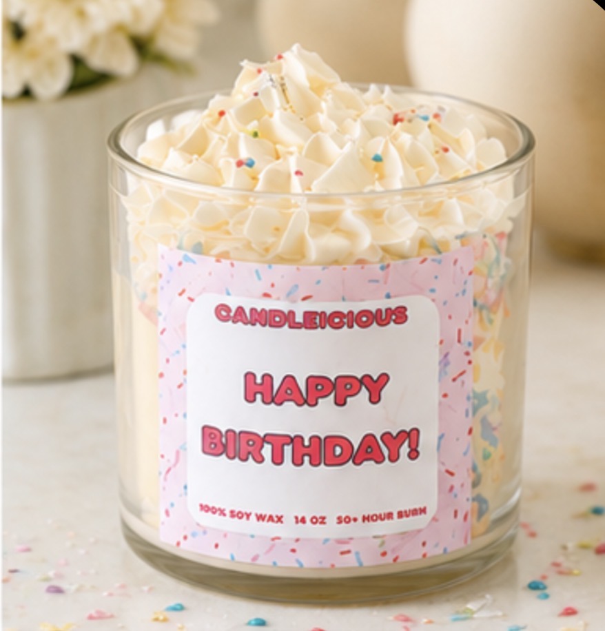Birthday Cake soy candle