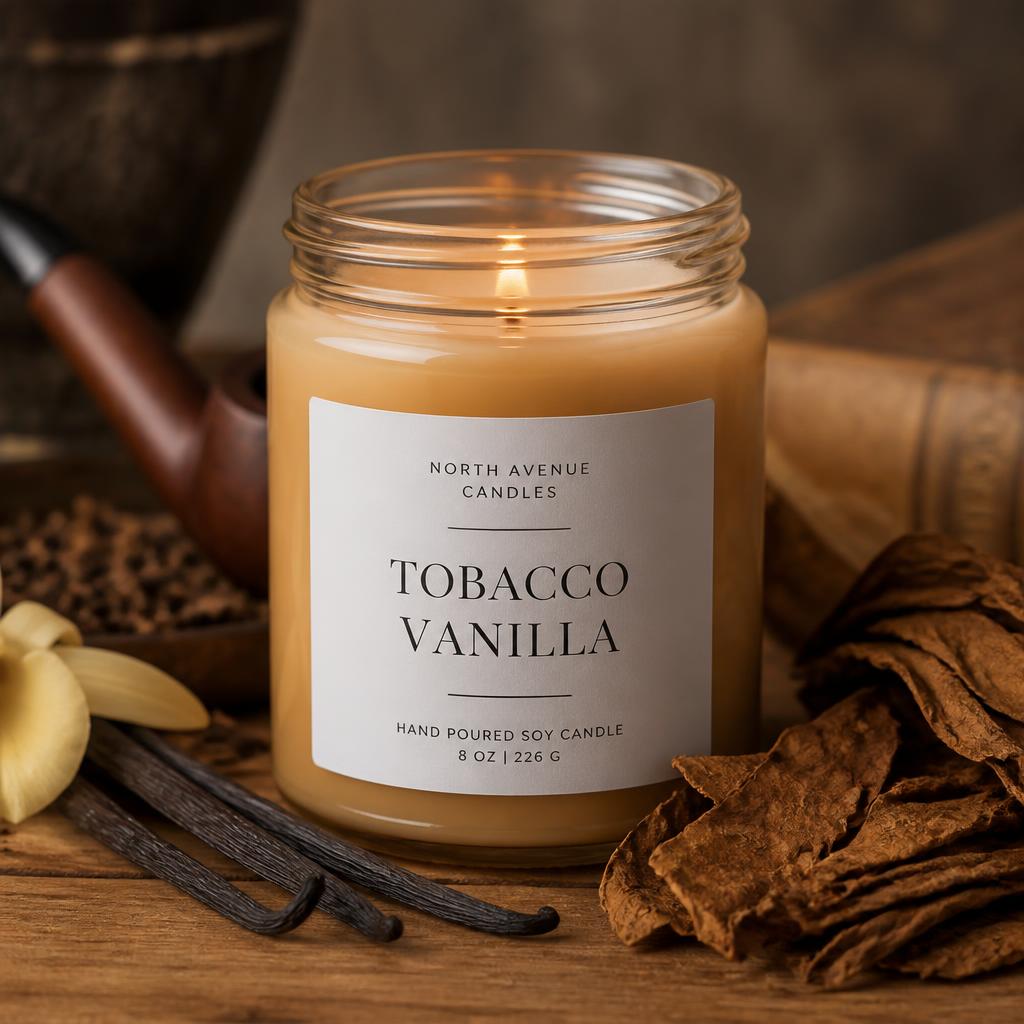Tobacco Vanilla soy candle