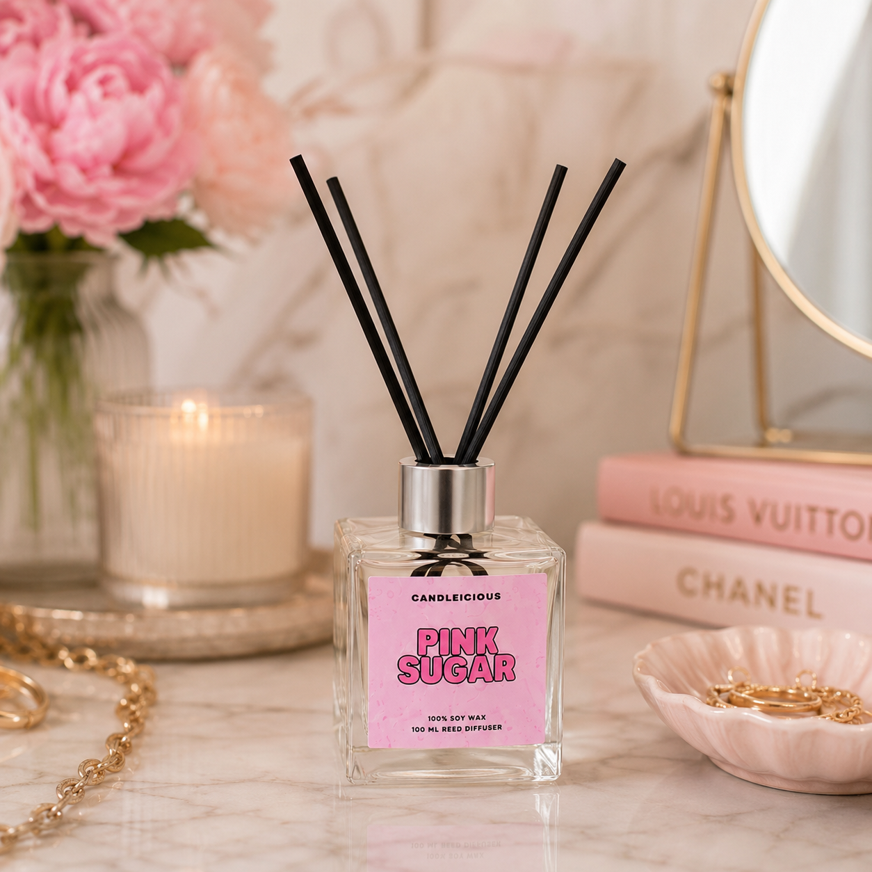 Pink Sugar reed diffuser