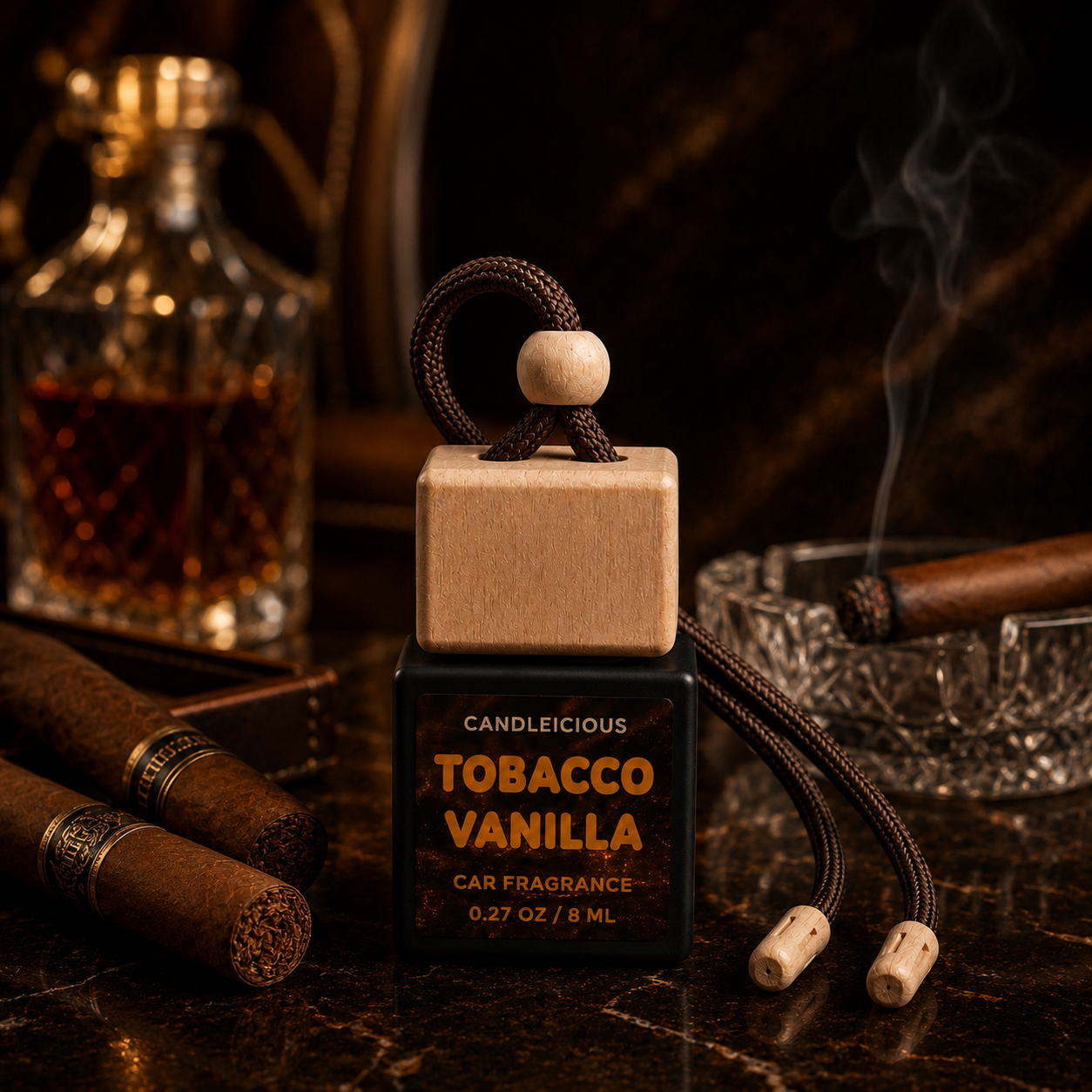 Vanilla Bourbon and Tobacco car diffuser