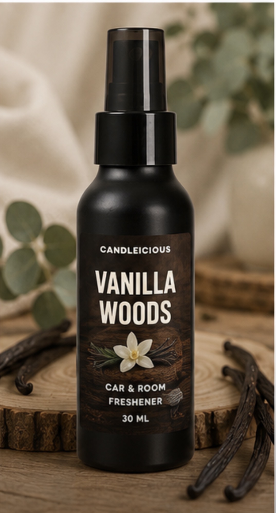 Vanilla Woods car & room freshener spray, 100 ML