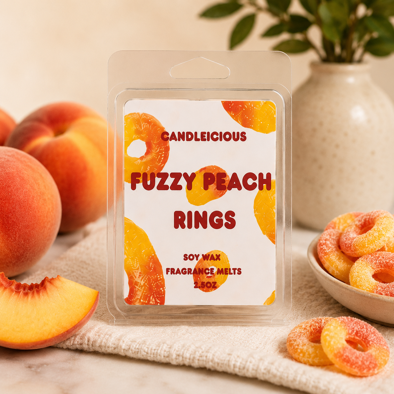 Fuzzy Peach wax melts